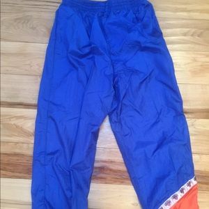 Vintage New York Knicks NBA blue wind pants lined